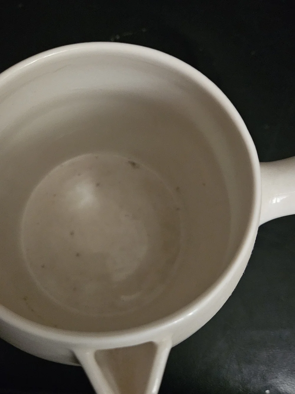 White 'Hot Chocolate' Ceramic Pitcher - Unbranded